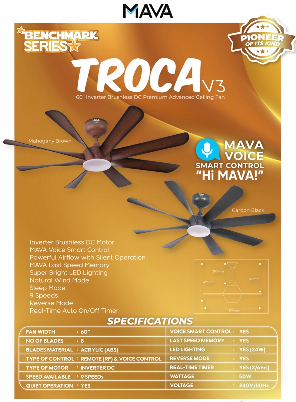 MAVA TROCA 60