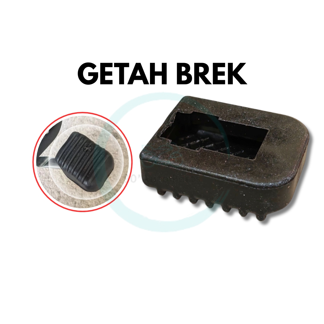GETAH BREK KAKI RUBBER BRAKE PEDAL UNIVERSAL MOTOR LC135 LAGENDA RXS ...