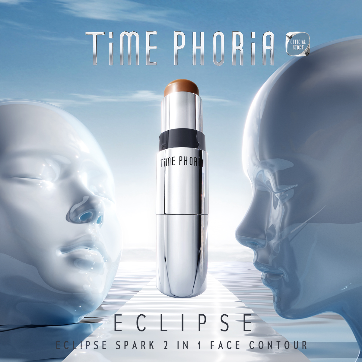 TIMEPHORIA Eclipse Spark 2 in 1 Face Contour Highlighter Cream To ...