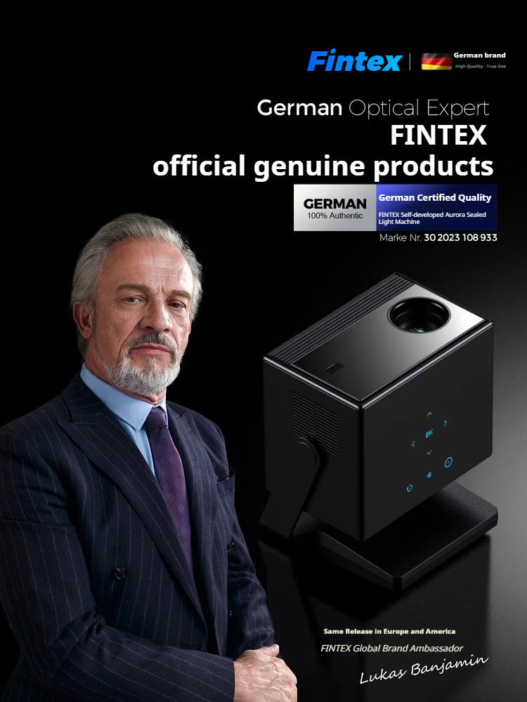FINTEX 2000ANSI Projector K7 Full HD 8K Adjustment auto focus wireless ...
