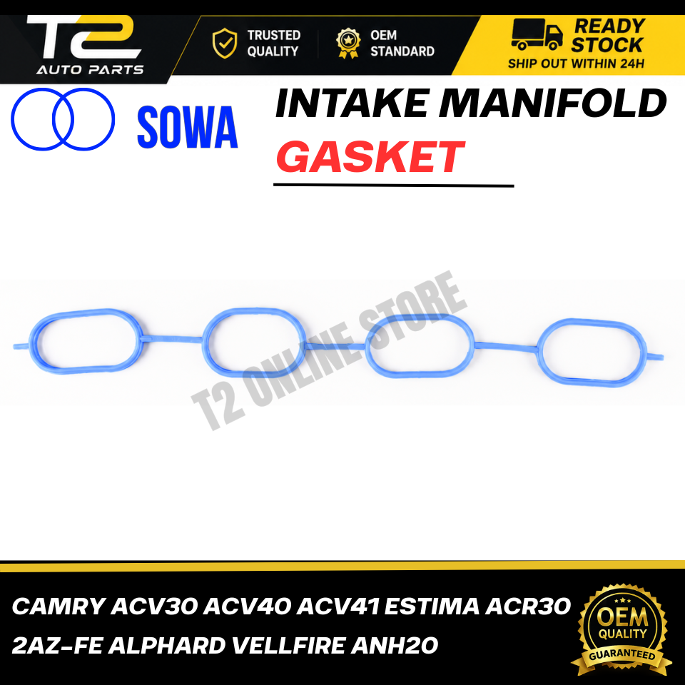 T2 SOWA INTAKE MANIFOLD GASKET TOYOTA CAMRY HARRIER ACV30 ACV40 ACV41 ...