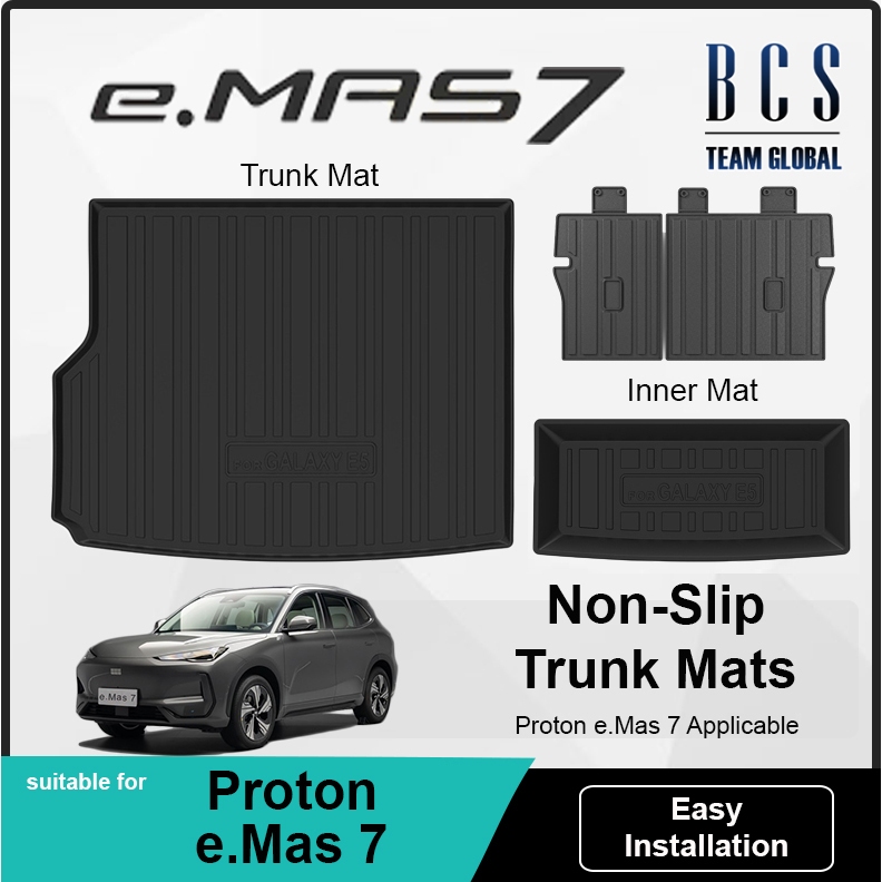 ( READY STOCK ) Proton eMas7 Trunk Mats Set Inner Mat Cover BCS ...