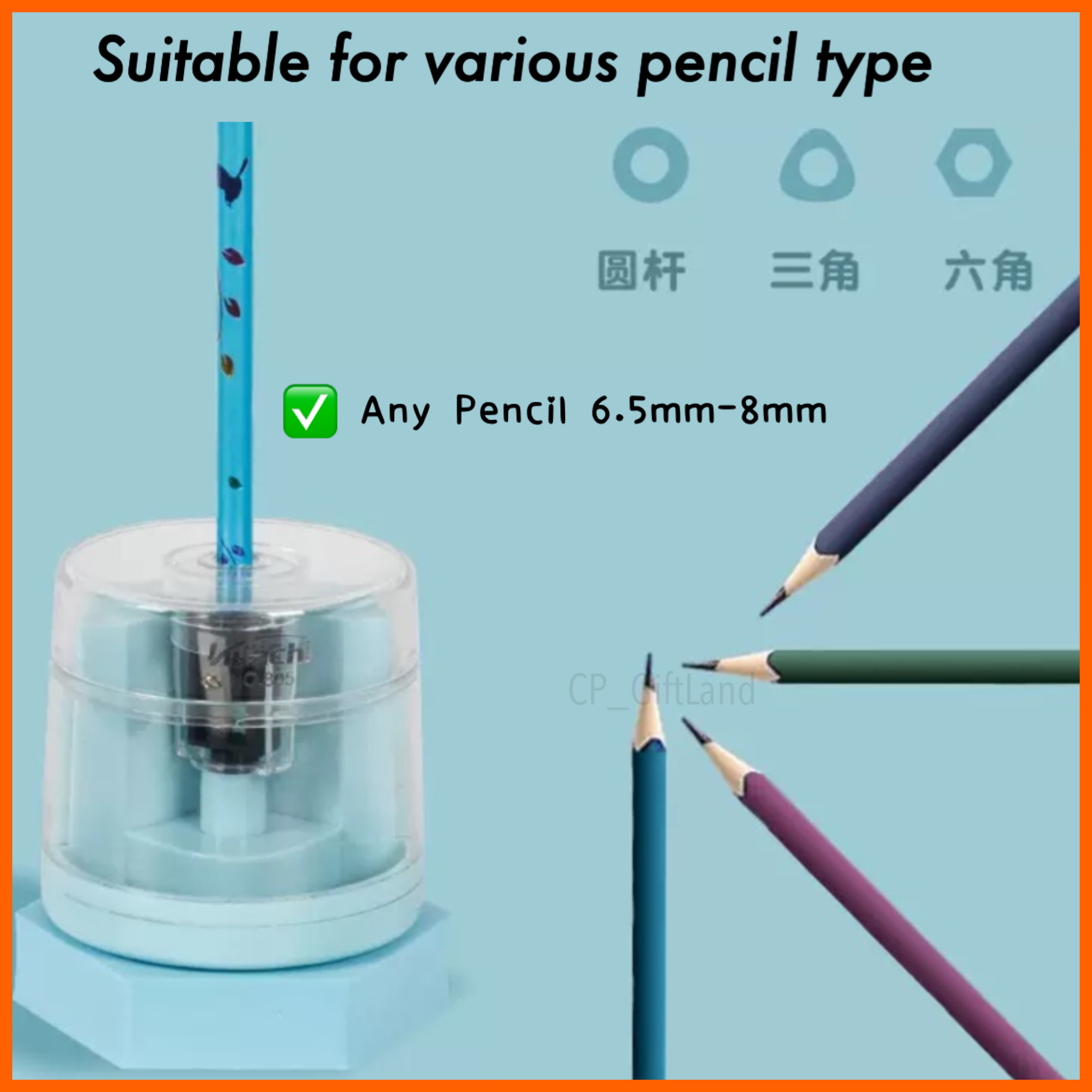 Sharpener Pencil Automatic Heavy Duty Besar Electric Sharpener Pencil ...