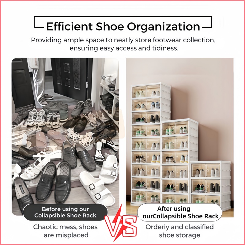 【ABC BEAR】Shoe Storage Boxes High-Quality Shoe Cabinet Foldable ...