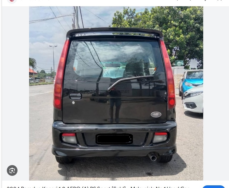 ORIGINAL PERODUA KENARI AEROSPORT TAIL LAMP REAR LIGHT LAMPU BELAKANG ...