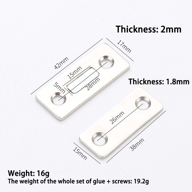 2pcs/Set Door Close Magnetic Door Catch Latch Door Strong Magnet ...