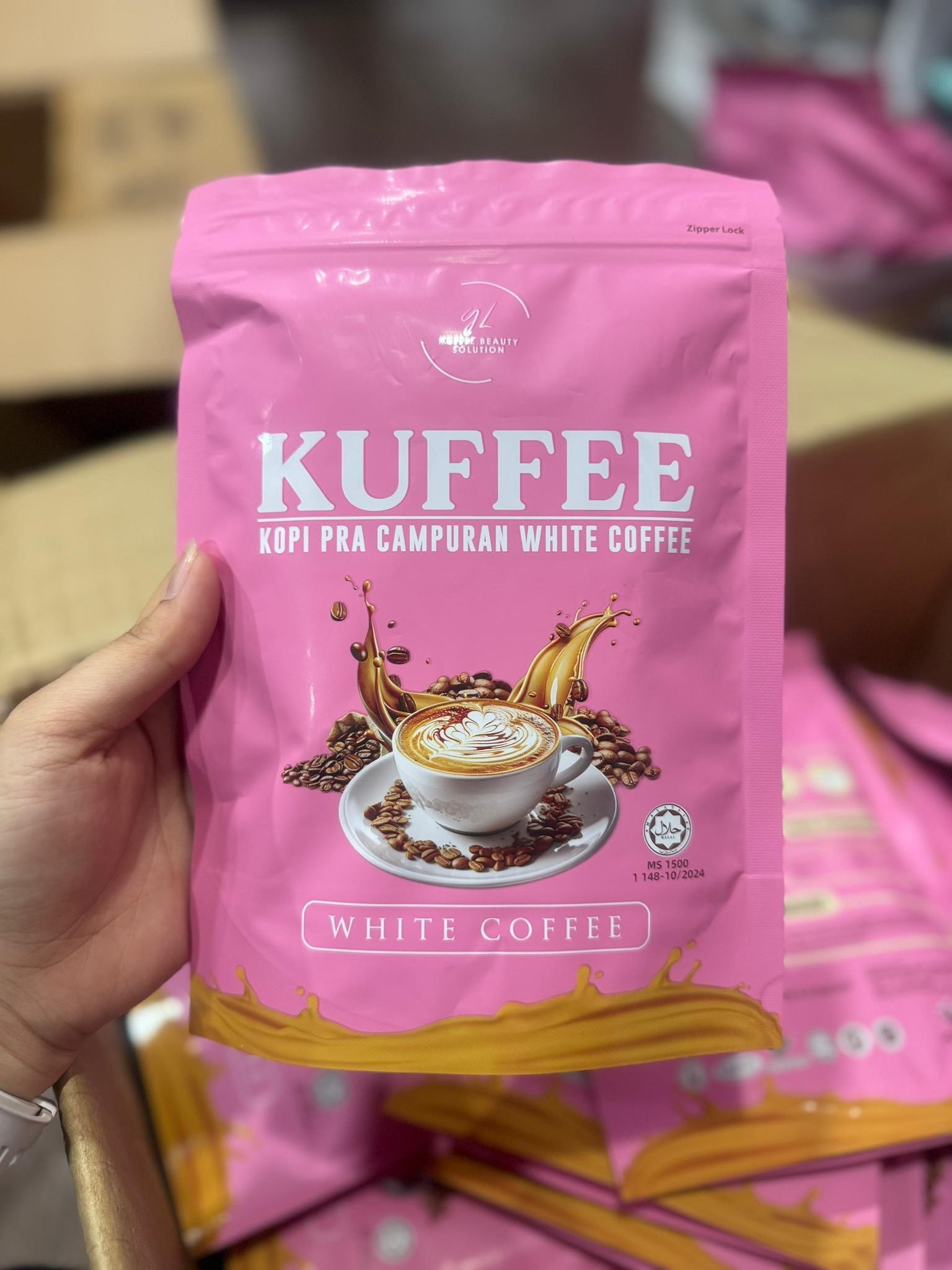 Minuman Kuffee -Kopi 🔥🔥 White Coffee by yunie 1pouch-4's | Shopee Malaysia