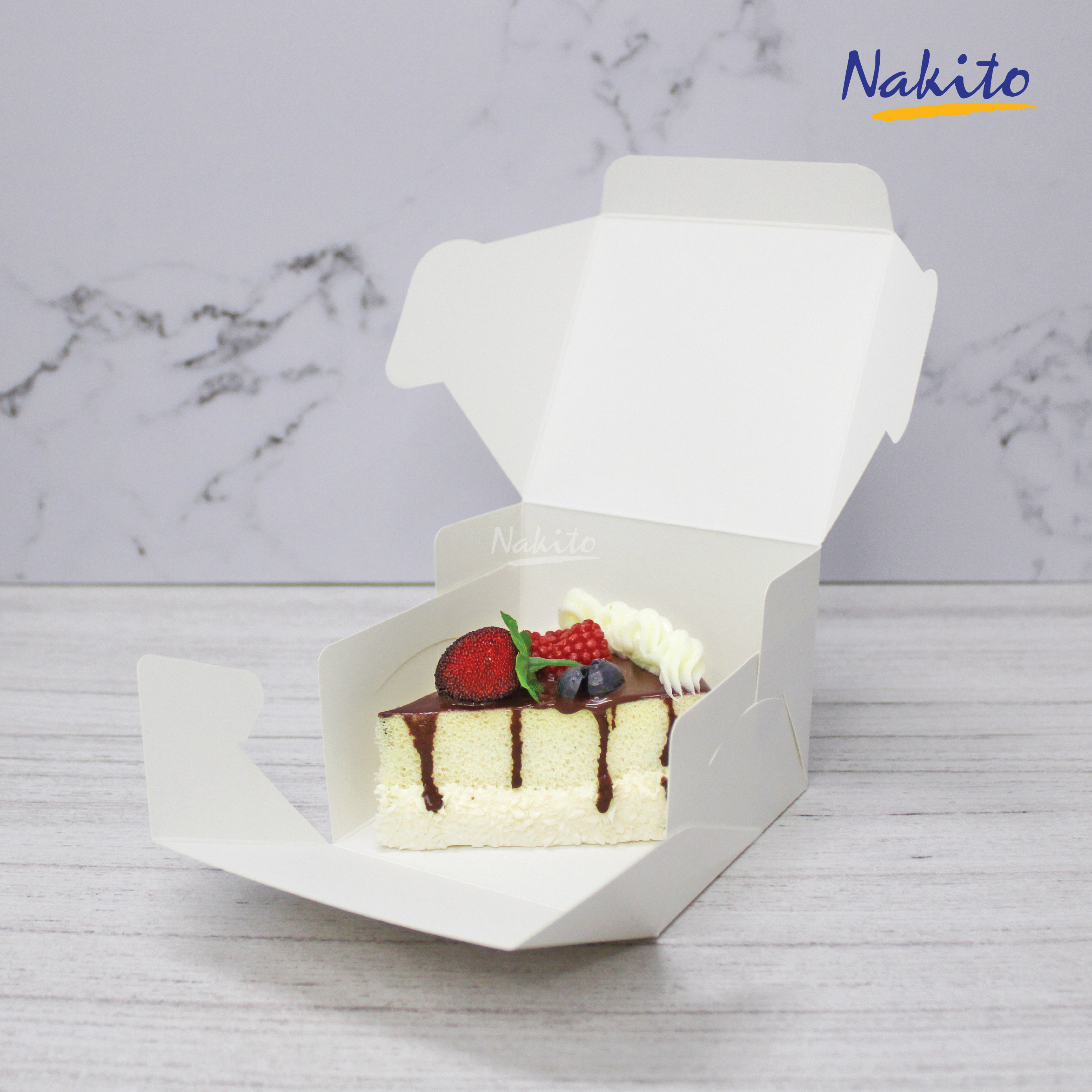 [20PCS]4X4X3 INCH Cake Box / Kotak Kuih Talam / Kotak Kuih Lapis ...