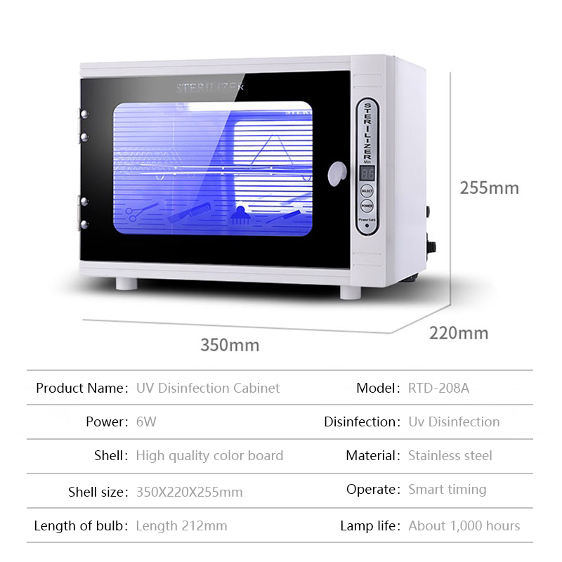UV Sterilizer Salon Beauty Nail Towel Tools Steriliser Sterilizer ...