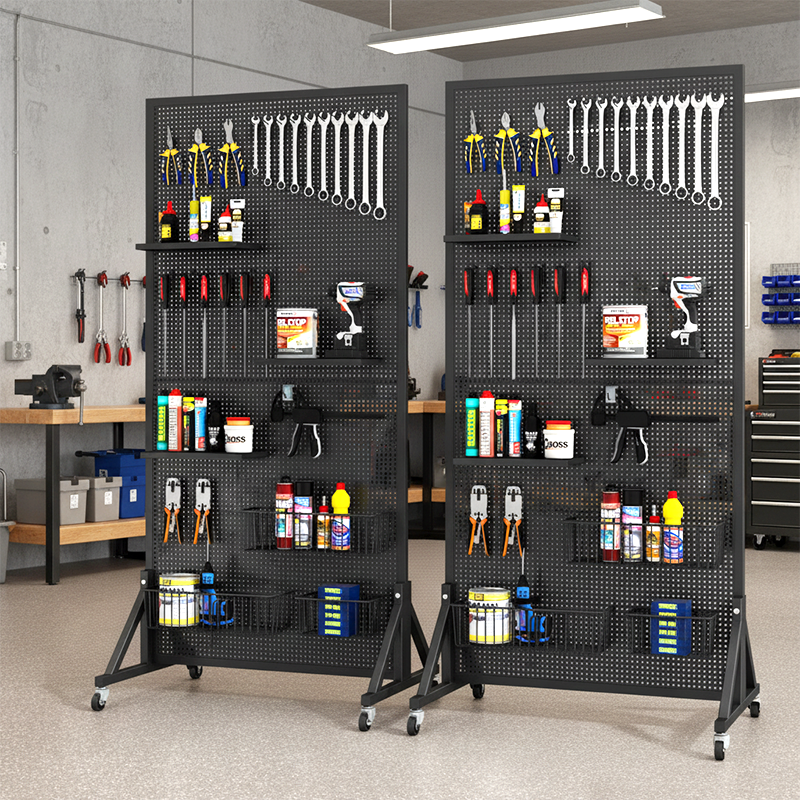 Pegboard Rack Stand Pegboard Stand Pegboard Organizer Pegboard Shelf ...
