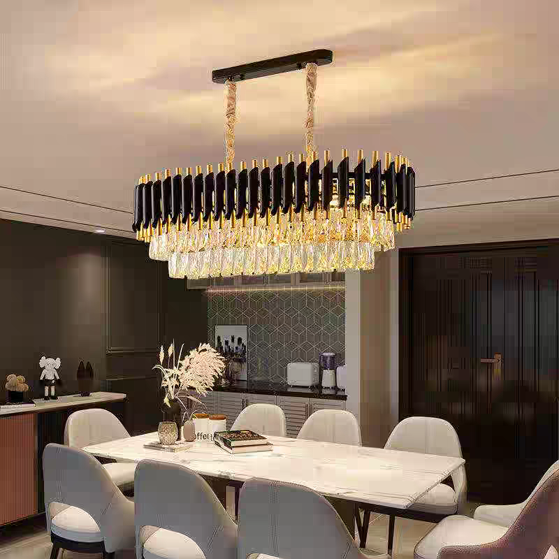 Luxury Crystal Chandelier | Lampu Siling LED | Kristal Ceiling Light ...