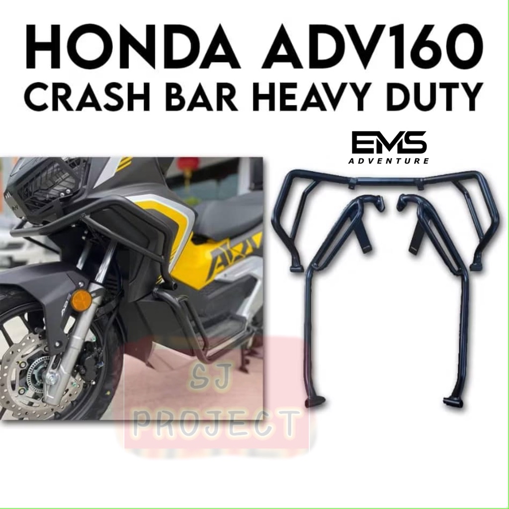 EMS CRASHBAR For HONDA ADV160 ENGINE GUARD MOTORCYCLE PROTECTION CRASH ...