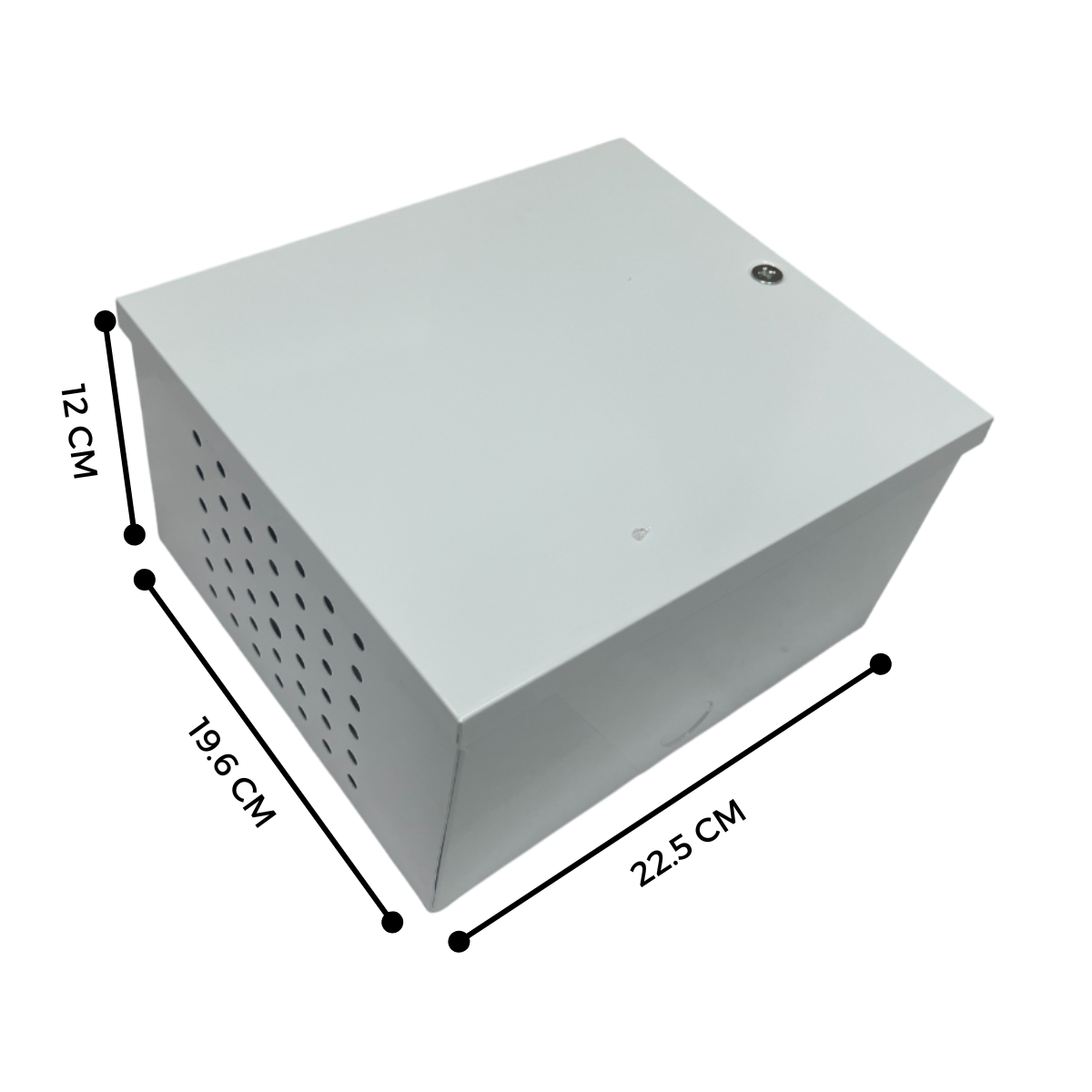 Outdoor Siren Box White Powder Coated | Metal Alarm Box Housing for ...