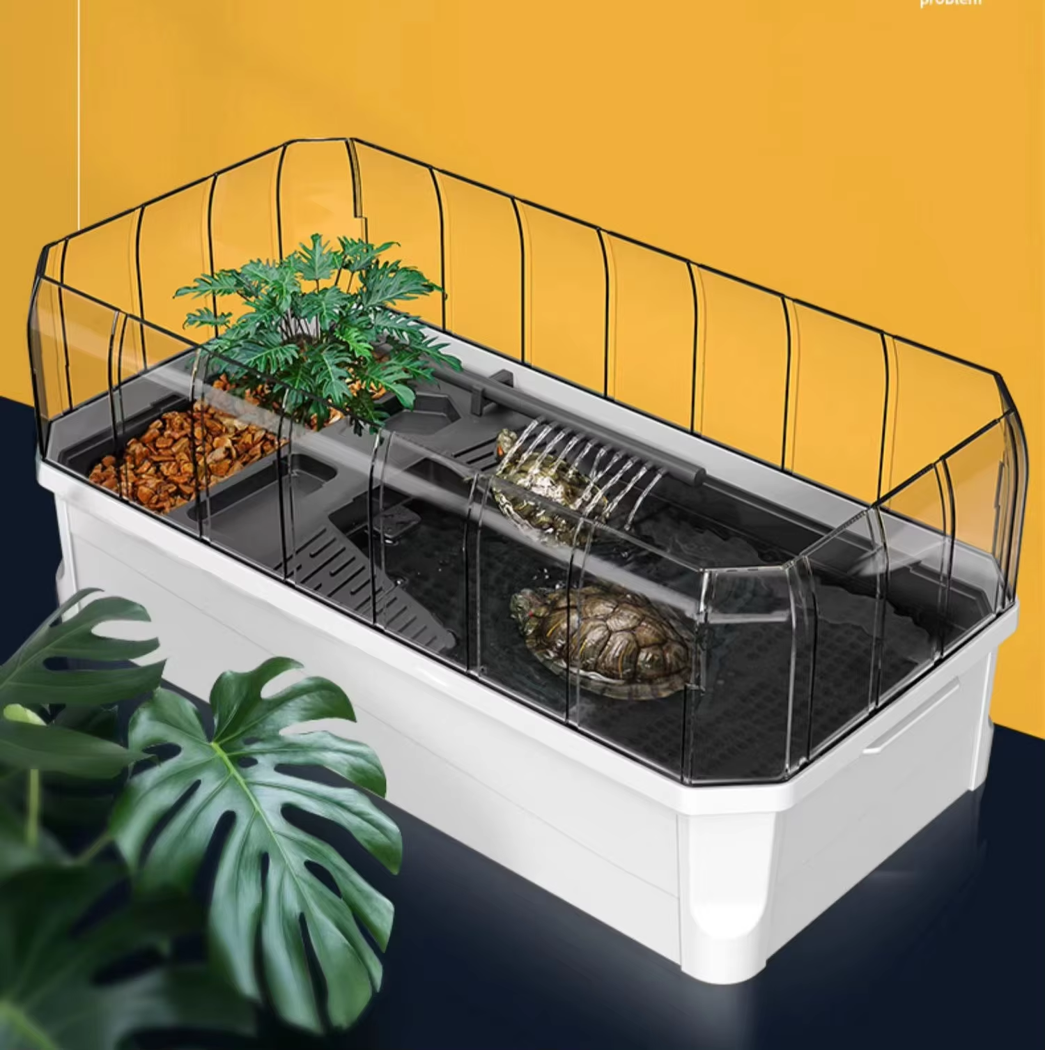 Turtle breeding tank - specially designed tank for keeping turtles ...