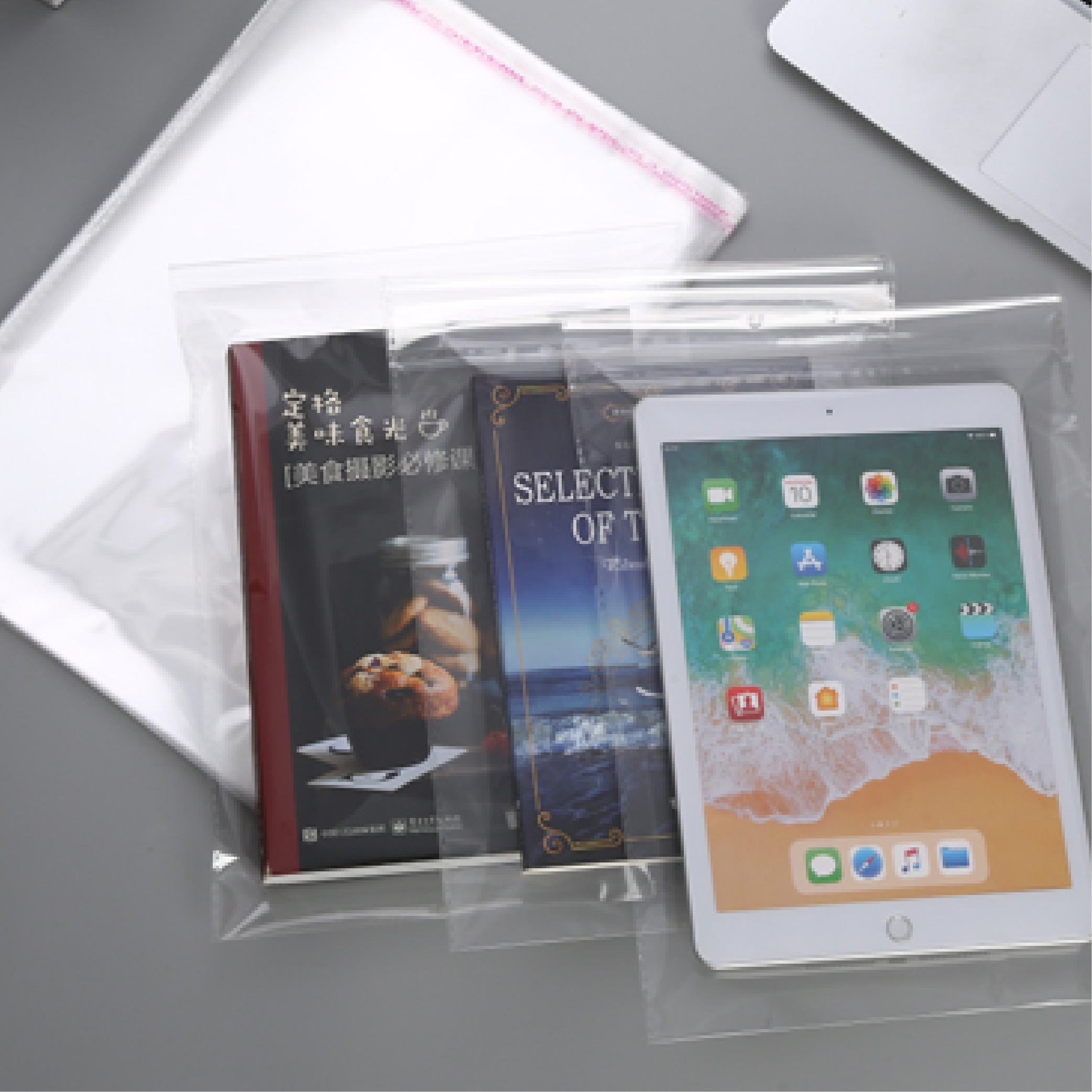 ZoomPack Transparent OPP/CPP Plastic Bag Self Adhesive Packing Beg ...