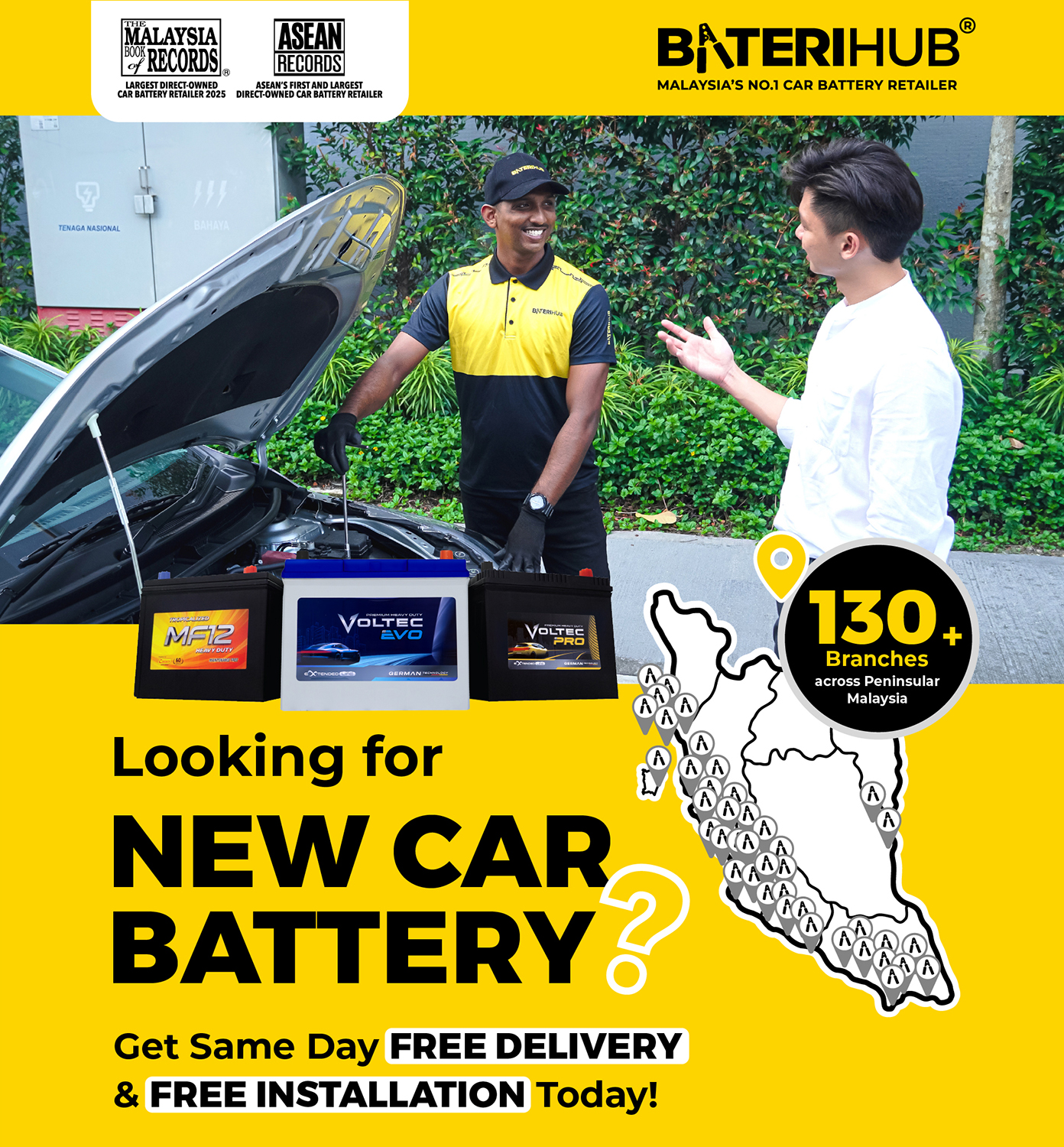 [Installation Provided] Bateri Kereta 55B24L 55B24LS | Voltec PRO | Car ...