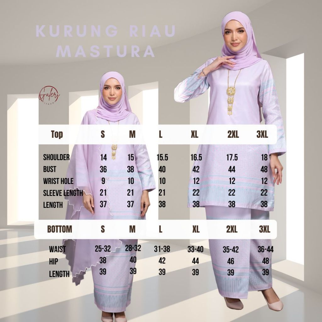 Mastura Mini Kurung (Adults)