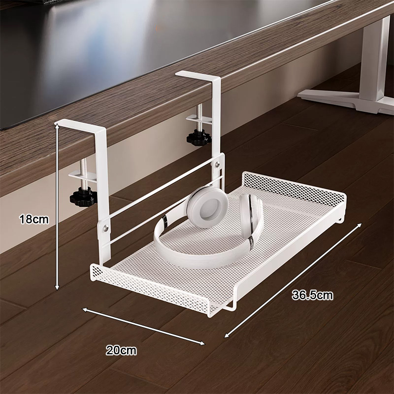 Under Desk Wire Organizers Home Office Table Storage Rack Desk Cable ...