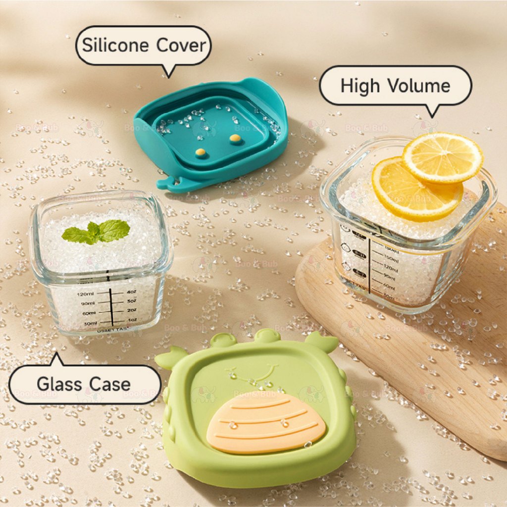 Boo&Bub Children's Complementary Food Bowls Children's Transparent ...