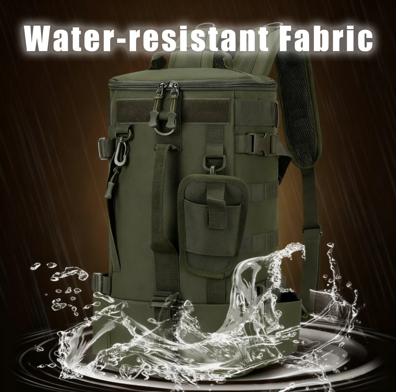 Large Capacity Outdoor Fishing Backpack Multifunctional With Rod ...