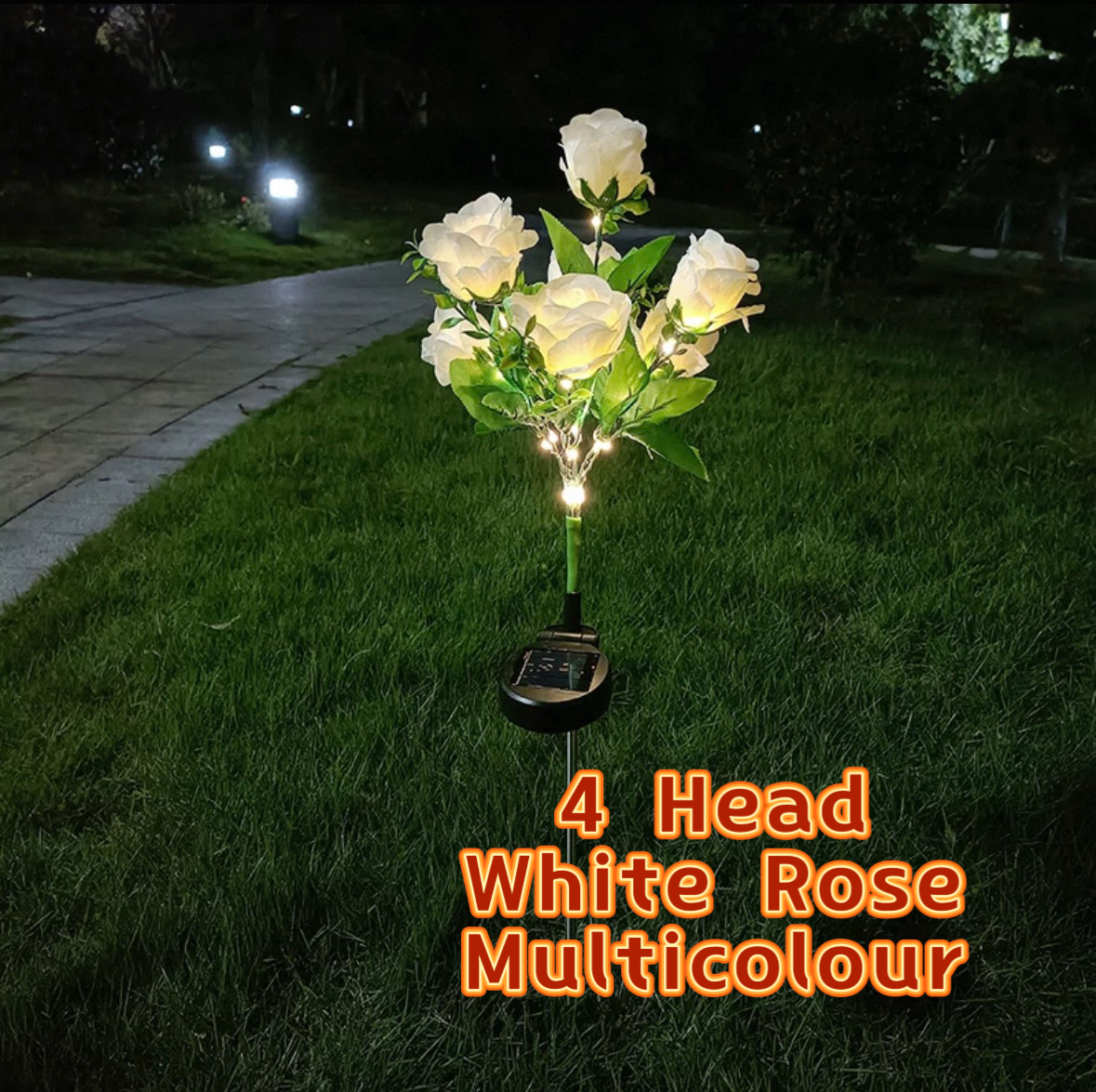 Solar Led Lampu Solar Flowers Lights Solar Bunga Hiasan Palsu ...