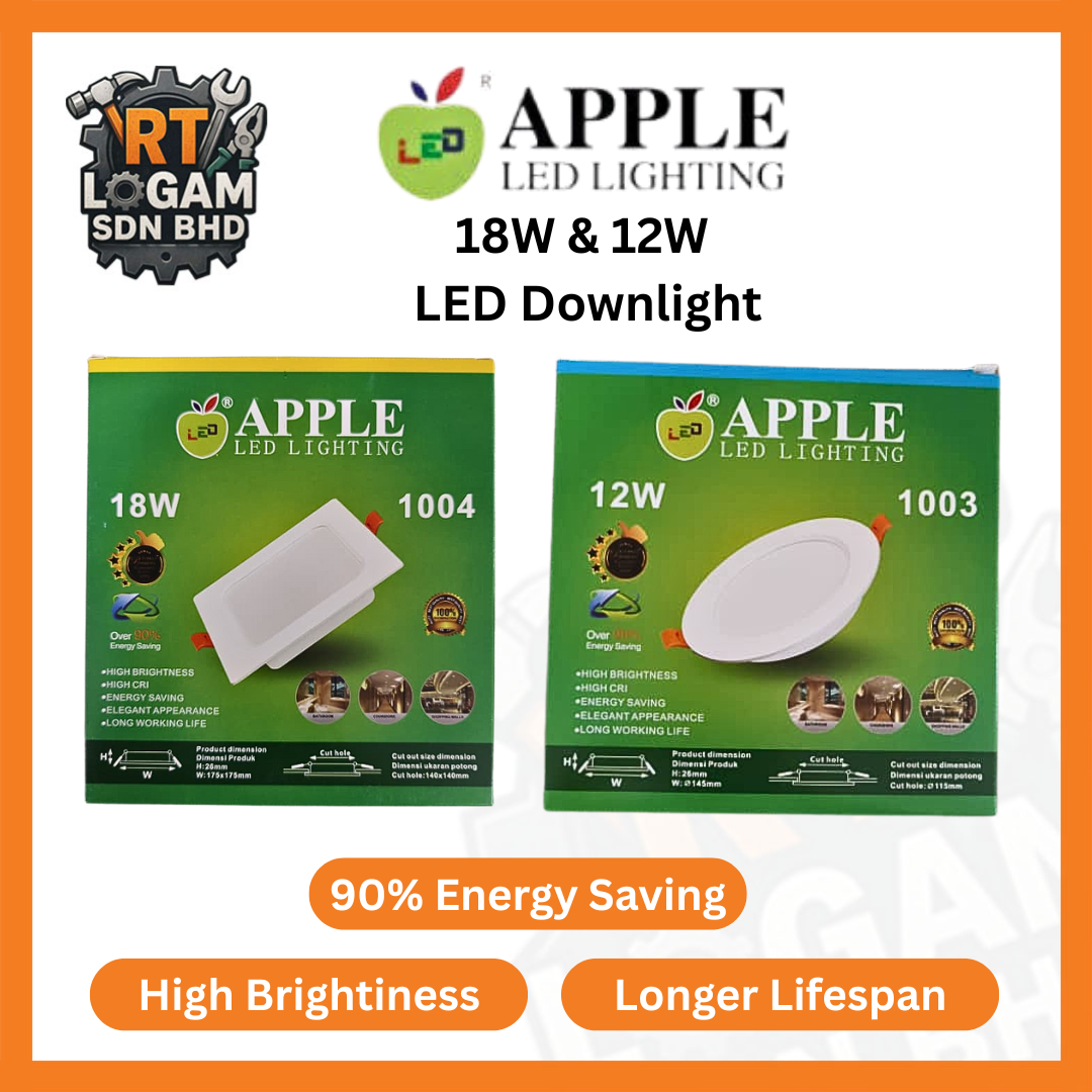 APPLE LED Adjustable Downlight 18W 12W 4