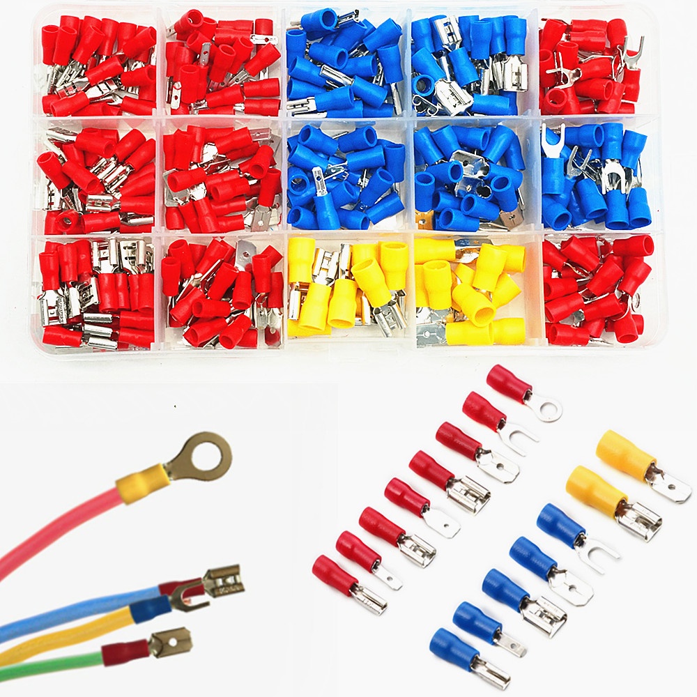 280Pcs Electrical Assorted Insulated Wire Cable Terminal Crimp ...