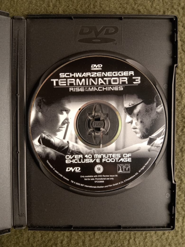 TERMINATOR 3 FOOTAGE DVD (NOT MOVIE) | Shopee Malaysia
