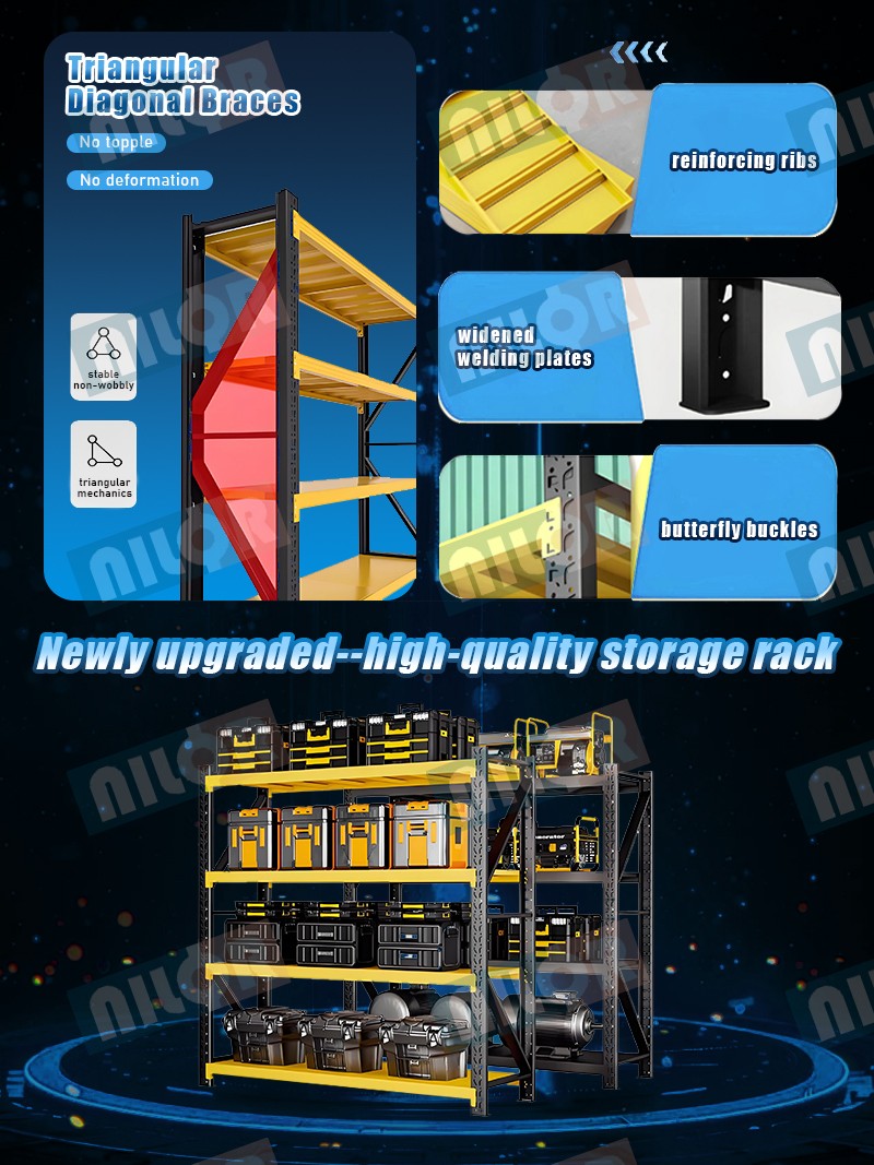 【1000KG】Rak Barang Supermarket&Warehouse&Store Mega Storage Adjustable ...