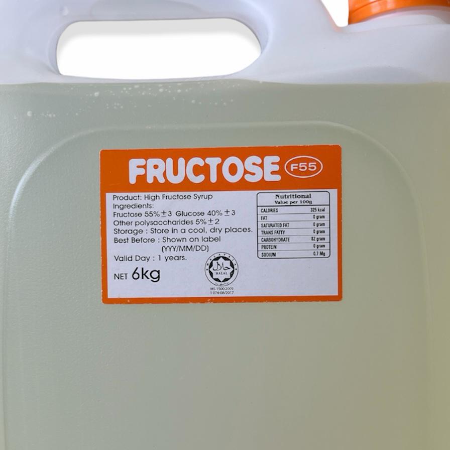 FRUCTOSE SYRUP 6KG 果糖糖浆 F55 SUGAR SYRUP Fruktosa Sirap High Fructose ...