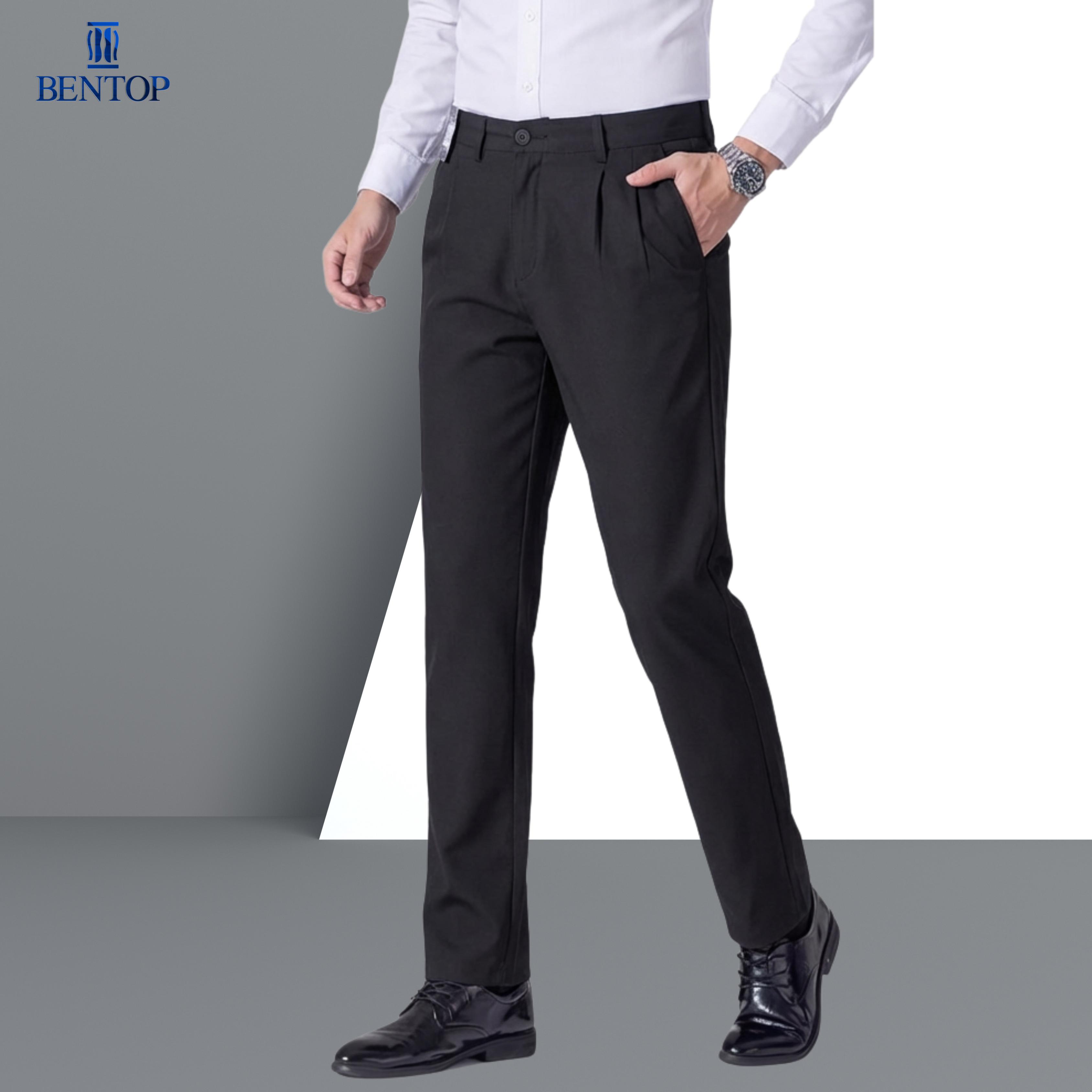 BENTOP Men’s Slack Regular Cut V2 – Classic Office wear - Seluar Slack ...