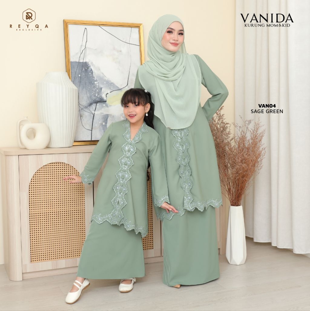 KURUNG VANIDA DEWASA | KEBARUNG FURSAN SULAM TEBUK | KOLEKSI IBU ANAK ...