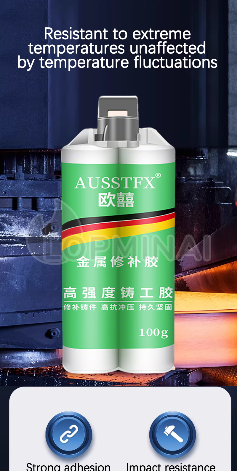 【Hard as iron】gam besi paling kuat super glue heavy duty metal glue ...