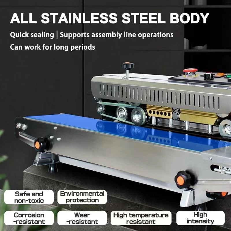 FR-900 High Speed Impulse Sealer Continuous Automatic Sealing Machine 0 ...