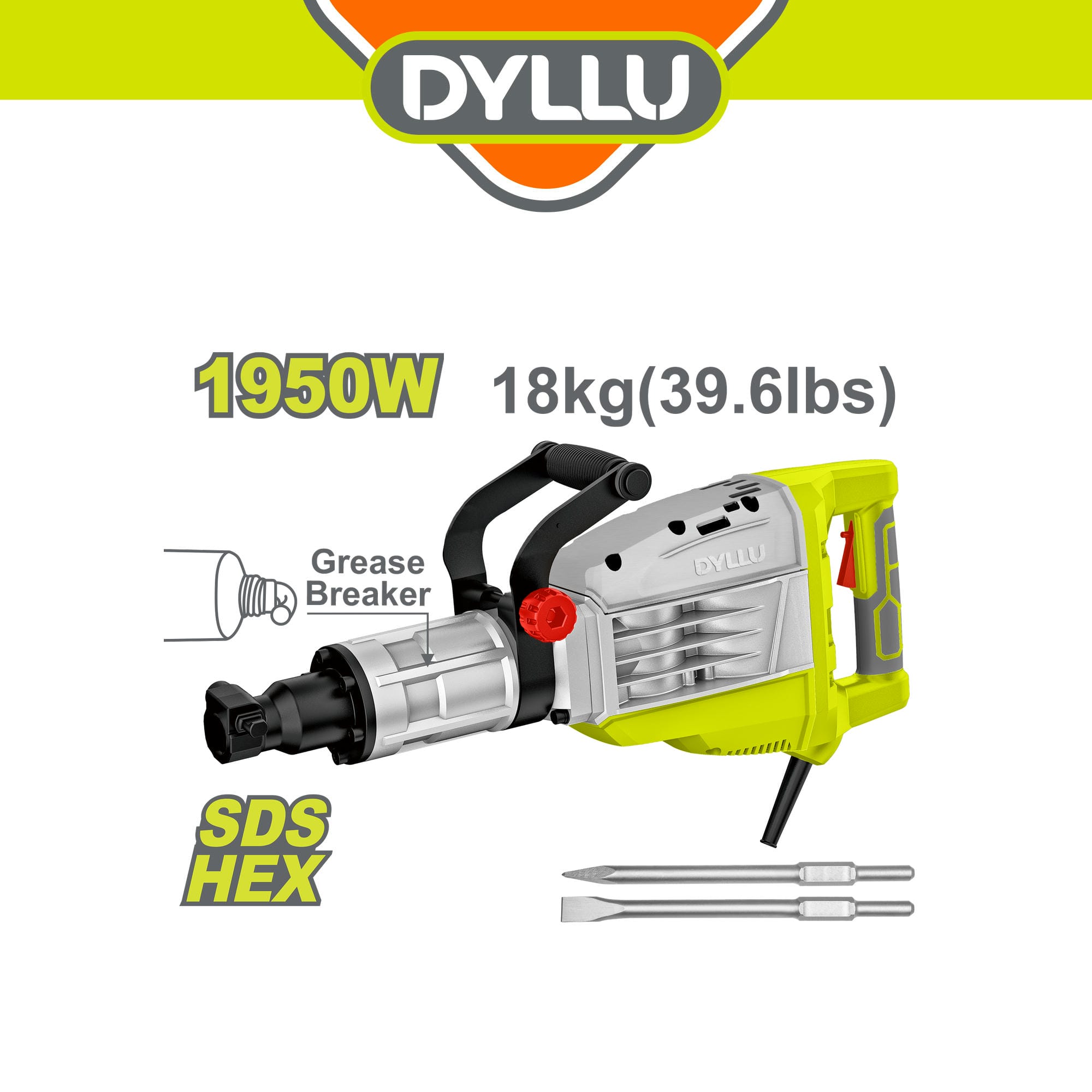 DYLLU Demolition Breaker (1700W/14kg/1950W/18kg) | Shopee Malaysia