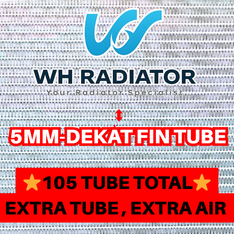 HONDA JAZZ GK5 / T5A (2013-2020) TOP QUALITY W5MM-FIN 105TUBE TOTAL ...