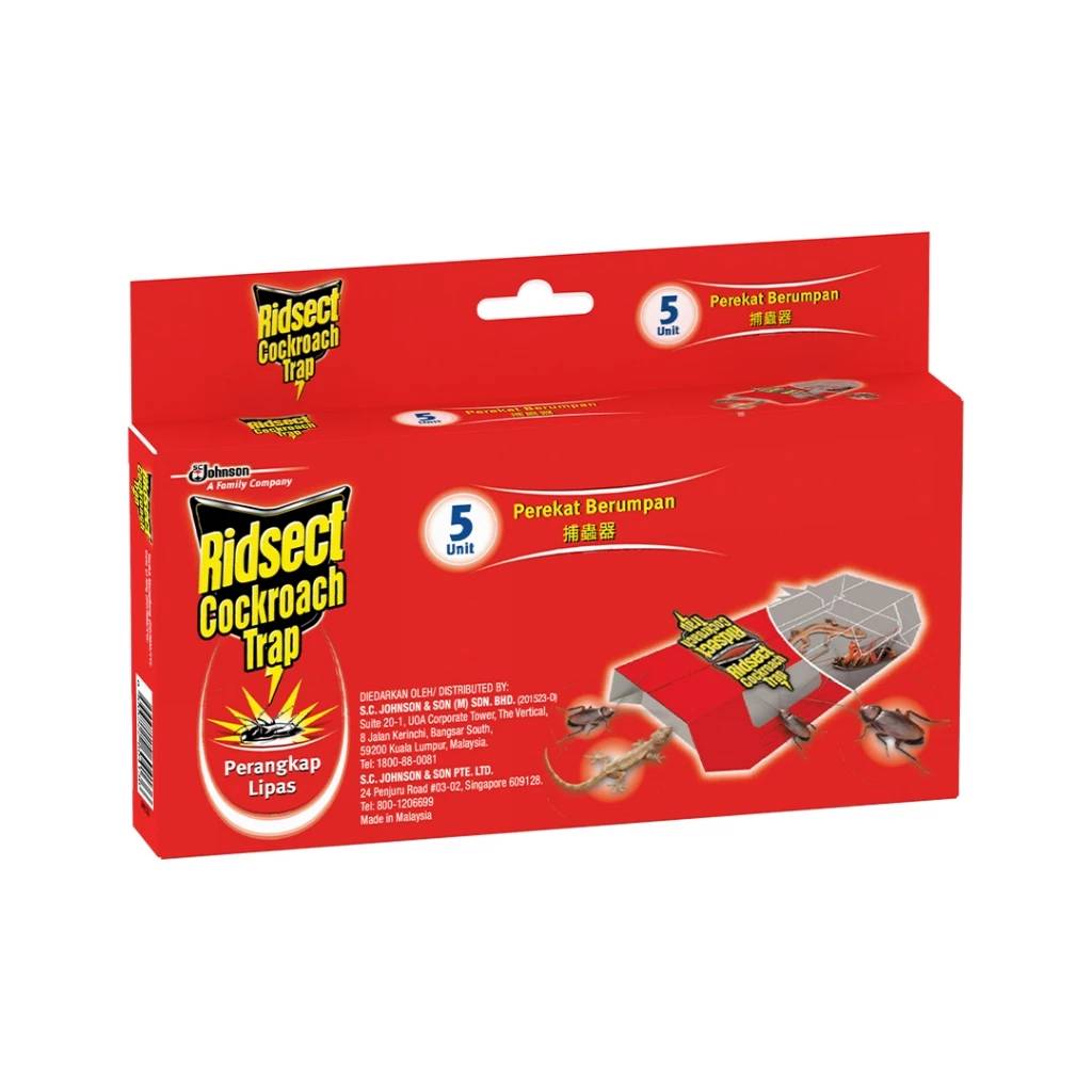 Ridsect Cockroach & Lizard Trap (5's) [Safe & Effective] | Shopee Malaysia