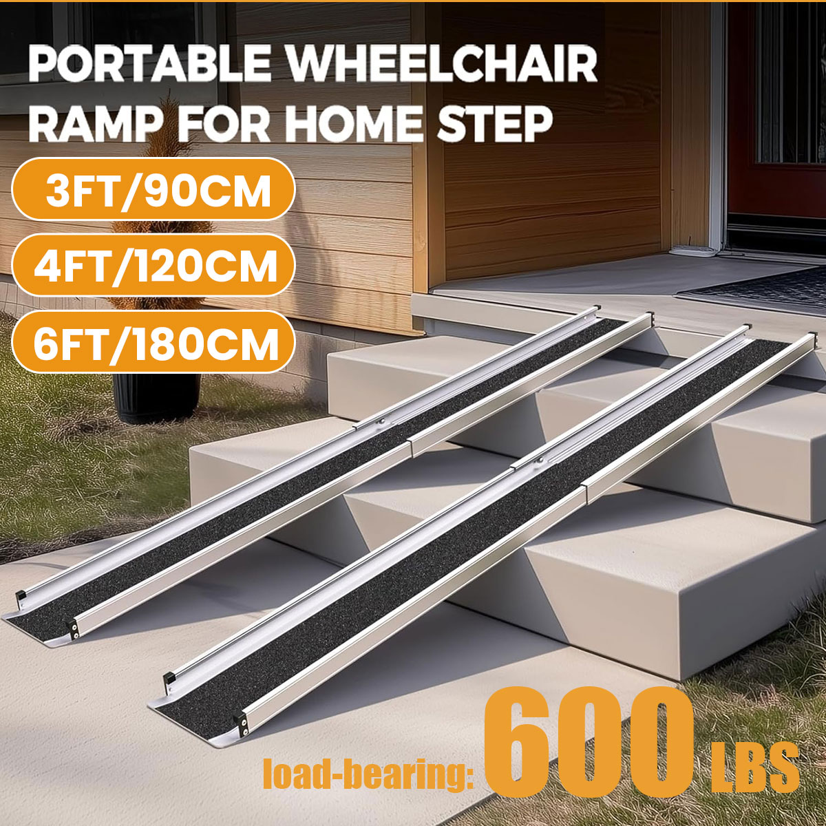 Ramp for Wheelchair, Ramp for Bike, Wheelchair Climb Up Stair, Bike ...