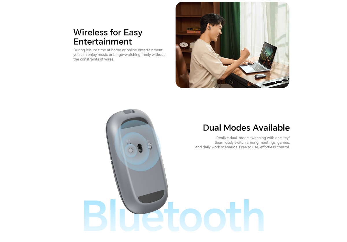 HONOR CHOICE MouseBuds Pro Mouse & Earbuds 2-in-1 | Excimer Skin-like ...