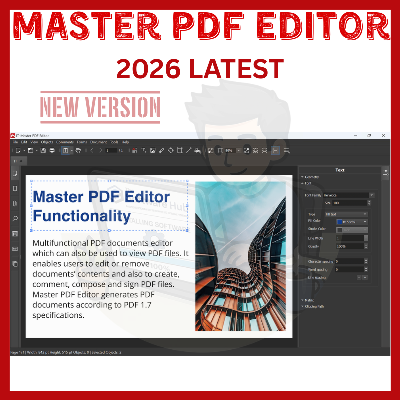 Master PDF Editor Pro 2026 Latest with Installation Tutorial (Windows ...