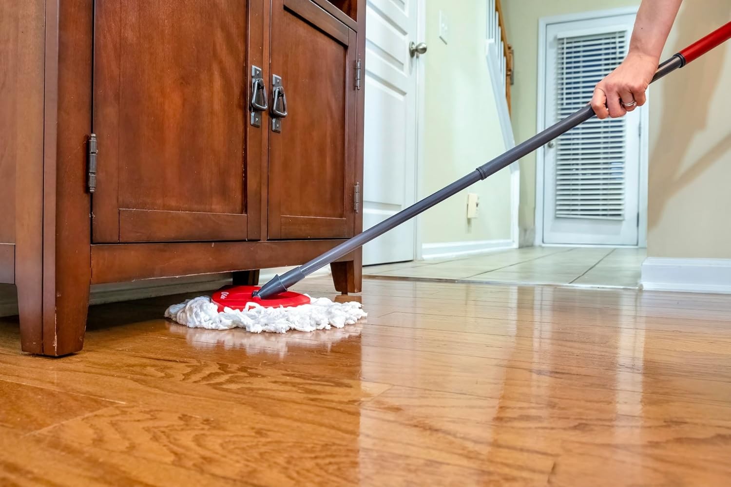 Vileda Easy Wring & Clean Turbo Spin Mop with Foot Pedal Powerful ...