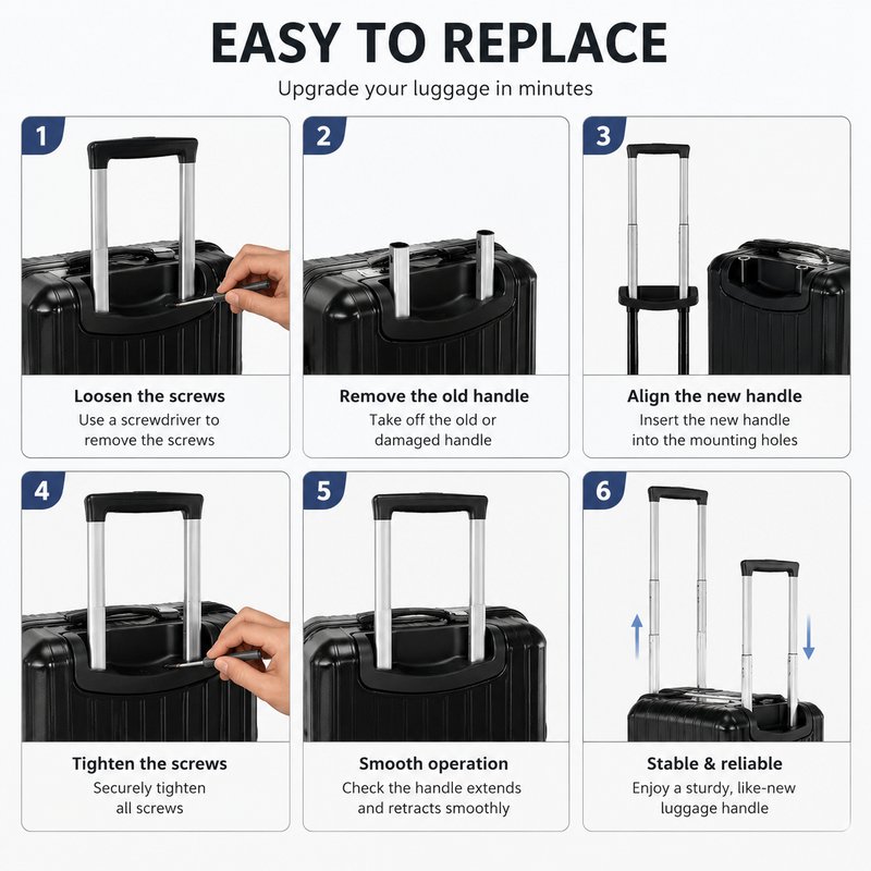 20/22Inch Telescopic Pull Rod For Luggage Repair | Shopee Malaysia