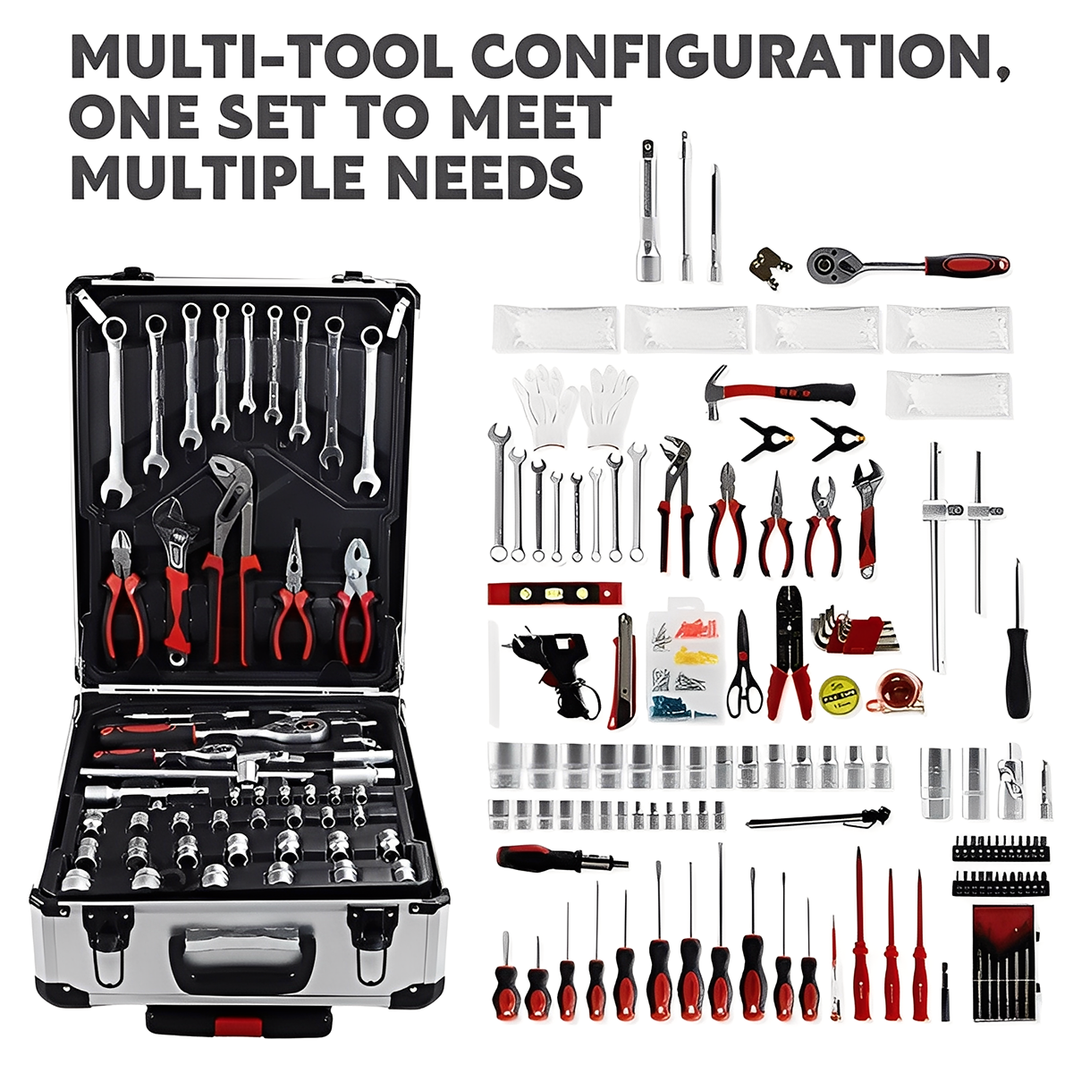 REAIM Tool Box Set 187PCS Spanar Box Tool Set Heavy Duty | Shopee Malaysia