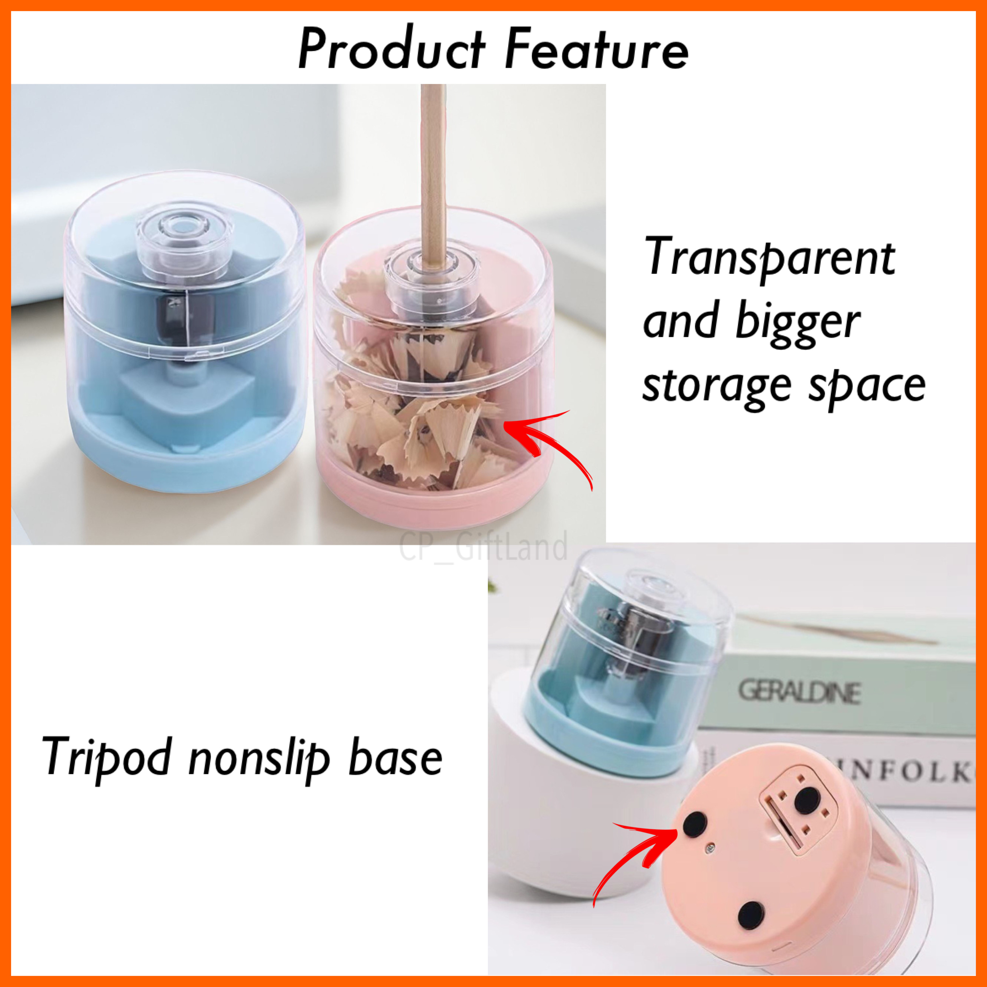 Sharpener Pencil Automatic Heavy Duty Besar Electric Sharpener Pencil ...