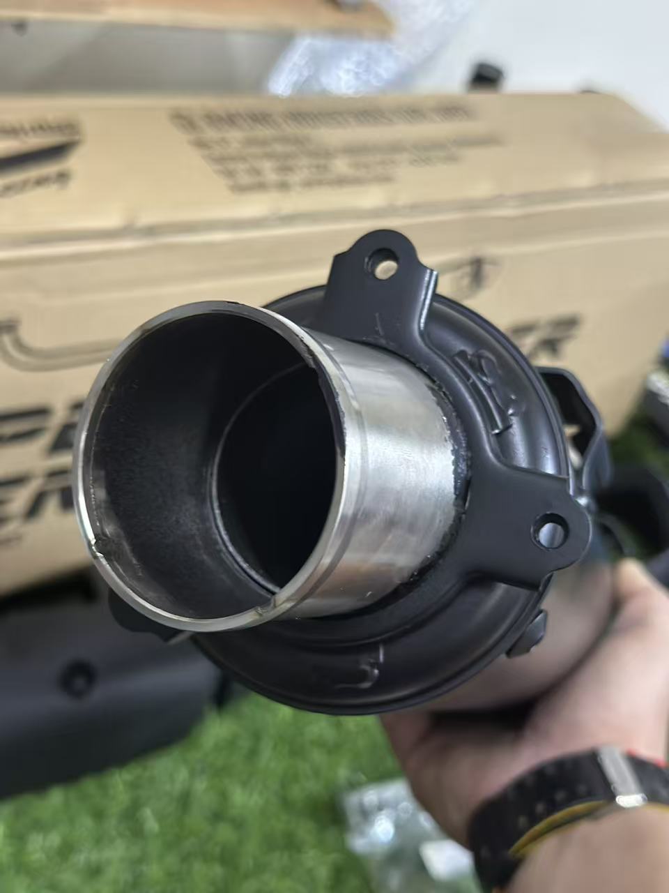 GL RACING Y15ZR 42MM SUPER CHARGER STD OPEN EXHAUST - THRU PRESURE ...