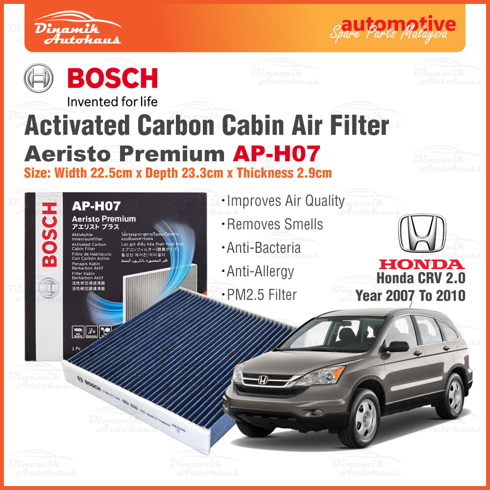 Engine & Activated Carbon Cabin Air Filter for Honda CR-V 2007 2008-2009 L4 2.4L