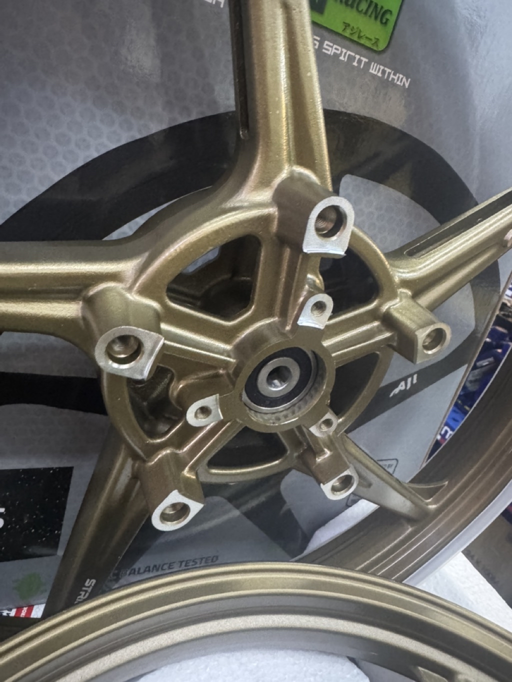 AJI RACING STRIKE SERIES PNP Y15 / Y16 Y16ZR ABS 5 BATANG SPORT RIM SET ...
