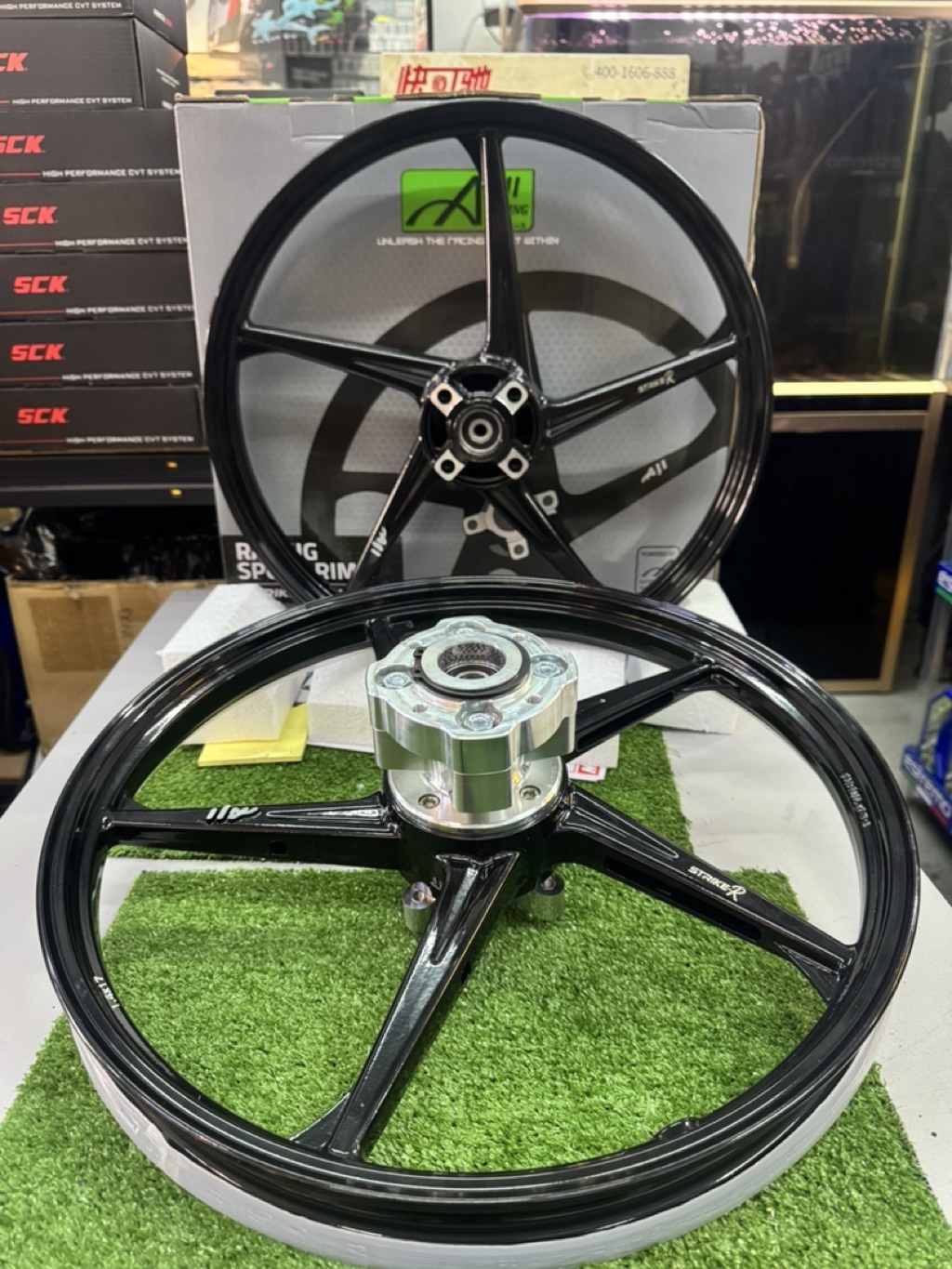 1.40/1.40 X17 * AJI RACING CUSTOM HUB SPORT RIM STRIKE-R SERIES * Y125Z ...