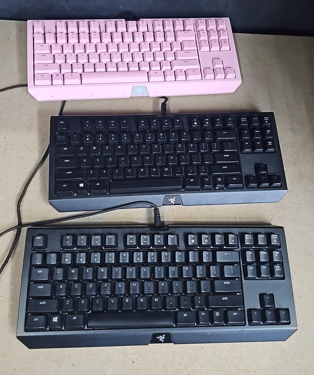Razer BlackWidow TE Chroma V2 Tenkeyless Mechanical Keyboard Pink Black ...