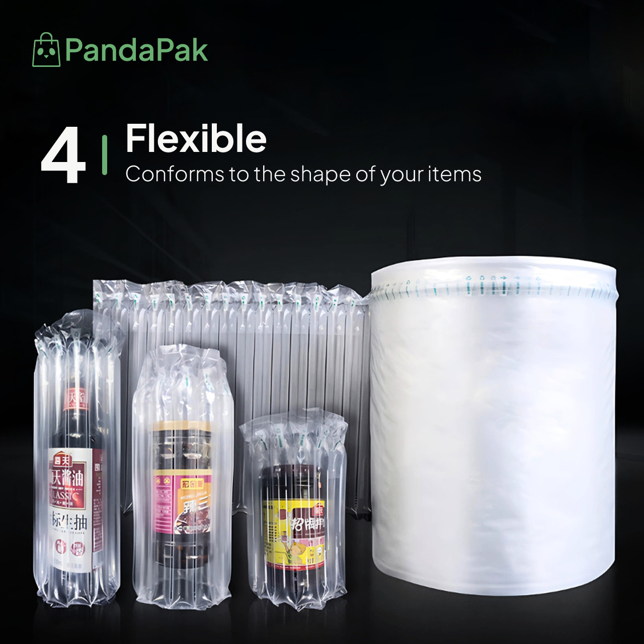 100m Bubble Wrap Air Inflatable Roll Shockproof Cushion Ecom Packaging ...